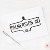 Sticker Rectangulaire Avenue Palmerston (Enveloppe)