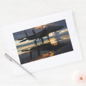 STICKER RECTANGULAIRE AVION (Enveloppe)