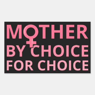 Sticker Rectangulaire Avortement Pro - Mère Par Choix Pour Choice II