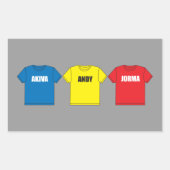 Sticker Rectangulaire Awesometown (Devant)