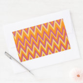 Sticker Rectangulaire Aztec Tribal ZigZag (Enveloppe)