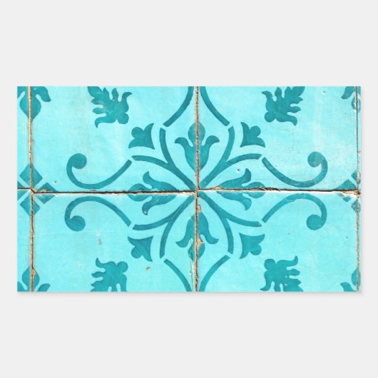 Sticker Rectangulaire Azulejos (Devant)