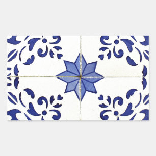 Sticker Rectangulaire Azulejos
