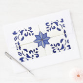 Sticker Rectangulaire Azulejos (Enveloppe)
