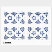 Sticker Rectangulaire Azulejos (Feuille)