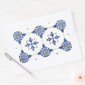 Sticker Rectangulaire Azulejos (Enveloppe)