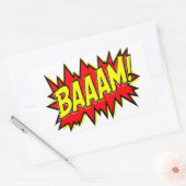 STICKER RECTANGULAIRE BAAAM ! (Enveloppe)