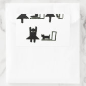 Sticker Rectangulaire Baby Changing Station (Sac)