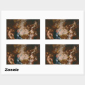 Sticker Rectangulaire Baby Jesus (Feuille)