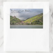 Sticker Rectangulaire Bacharach Allemagne (Sac)