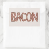 Sticker Rectangulaire Bacon (Sac)