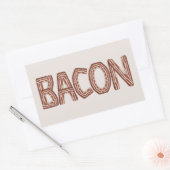 Sticker Rectangulaire Bacon (Enveloppe)