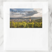 Sticker Rectangulaire Bad Hönningen Allemagne (Sac)