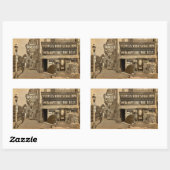 Sticker Rectangulaire Bad Luck! (Feuille)