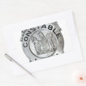 Sticker Rectangulaire Badge de l'agent (Enveloppe)