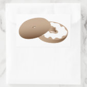 Sticker Rectangulaire bagel (Sac)