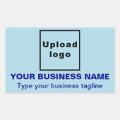 Sticker Rectangulaire Baguette commerciale sur l'autocollant rectangle b (Devant)