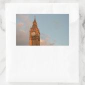 Sticker Rectangulaire Baguette photo rectangulaire Big Ben à Londres (Sac)