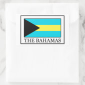 Sticker Rectangulaire Bahamas (Sac)