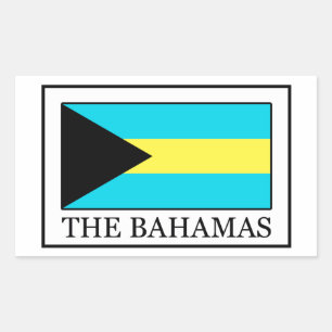 Sticker Rectangulaire Bahamas