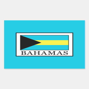 Sticker Rectangulaire Bahamas