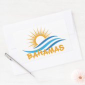 Sticker Rectangulaire Bahamas (Enveloppe)