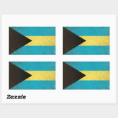 Sticker Rectangulaire Bahamas (Feuille)