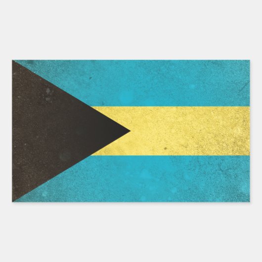 Sticker Rectangulaire Bahamas (Devant)