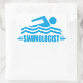 Sticker Rectangulaire Baignade amusante (Sac)