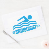Sticker Rectangulaire Baignade amusante (Enveloppe)