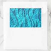 Sticker Rectangulaire Baignade dans la piscine (Sac)