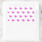 Sticker Rectangulaire Baise rose (Sac)