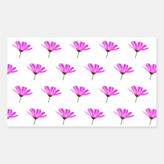 Sticker Rectangulaire Baise rose (Devant)