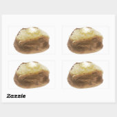 Sticker Rectangulaire Baked potato (Feuille)