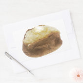 Sticker Rectangulaire Baked potato (Enveloppe)