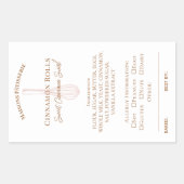 Sticker Rectangulaire Baking Whisk Bakery Ingredients Allergy Food Label (Devant)