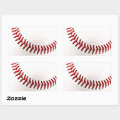 Sticker Rectangulaire Bal de baseball original (Feuille)