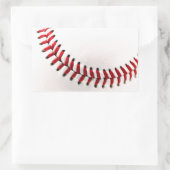 Sticker Rectangulaire Bal de baseball original (Sac)