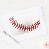 Sticker Rectangulaire Bal de baseball original (Enveloppe)