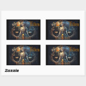 Sticker Rectangulaire Balance (Feuille)