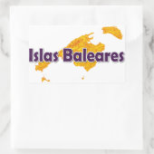 Sticker Rectangulaire Baléares (Sac)