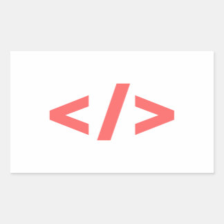 Sticker Rectangulaire Balise de programmation