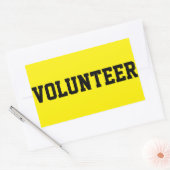 Sticker Rectangulaire Balise d'événement pour les cartes d'identité noir (Enveloppe)