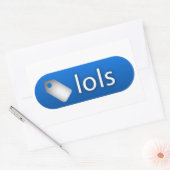 Sticker Rectangulaire balise lols (Enveloppe)