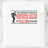 Sticker Rectangulaire Ballades et chansons de chasse (Sac)