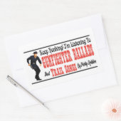 Sticker Rectangulaire Ballades et chansons de chasse (Enveloppe)