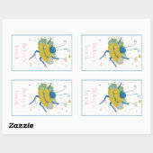 Sticker Rectangulaire Ballerina Bee (Feuille)
