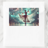 Sticker Rectangulaire Ballerina spatiale (Sac)
