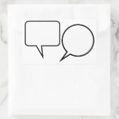 Sticker Rectangulaire Ballons vocaux (Sac)