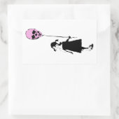 Sticker Rectangulaire Balloon Girl (Sac)